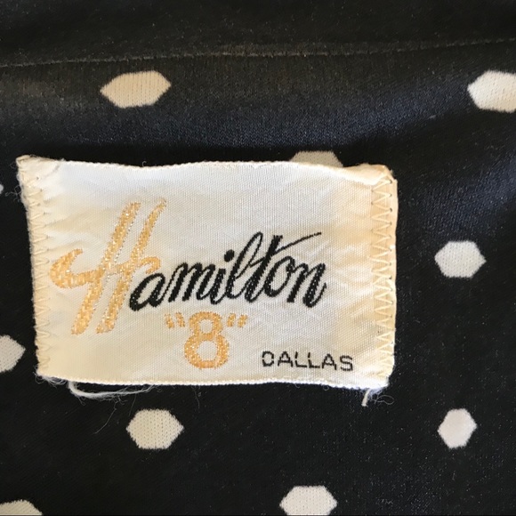 Vtg Hamilton “8” Dallas Long Sleeve Button Top - Picture 2 of 5